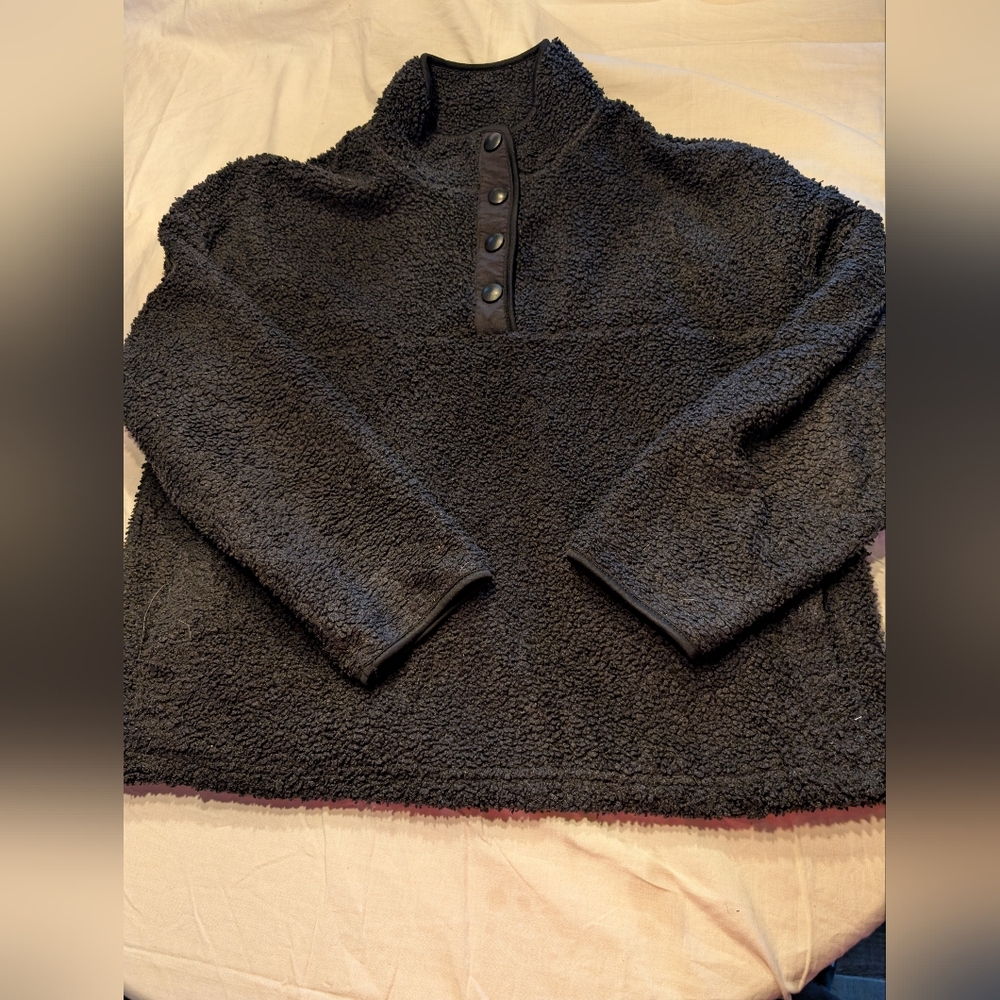 💥SALE💥 No Boundaries Black Sherpa Cowl Neck Sweater